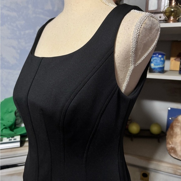 Tommy Hilfiger Classic Black Midi Dress size 6 black tie - Picture 4 of 10